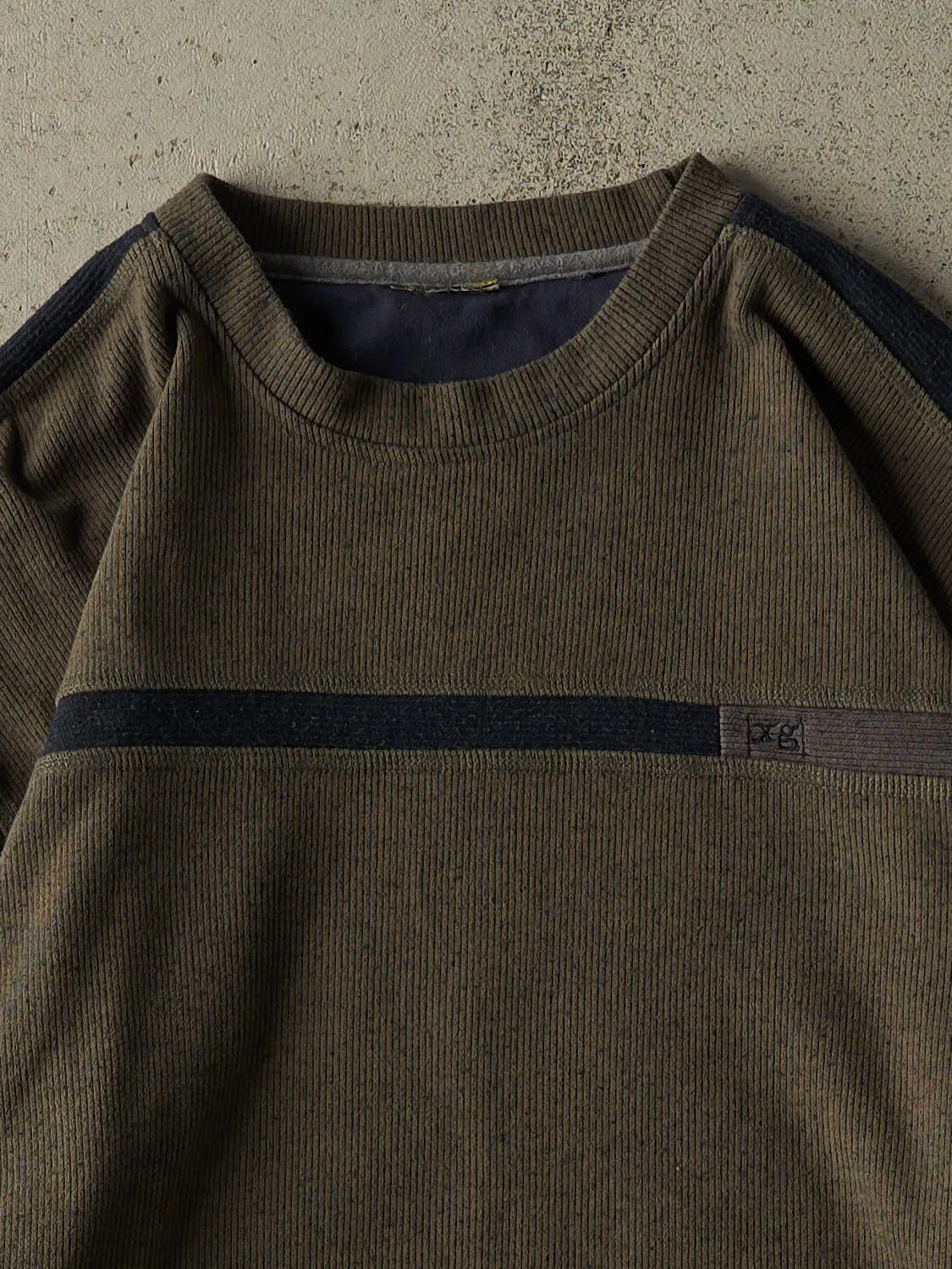 Vintage 90s Green X-Games Embroidered Striped Long Sleeve (XL/XXL) sold by Rebalance Vintage product image thumbnail 2