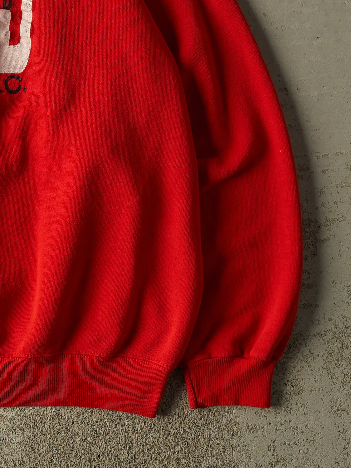 Vintage 80s Red Howard University Crewneck (M/L) sold by Rebalance Vintage product image thumbnail 4