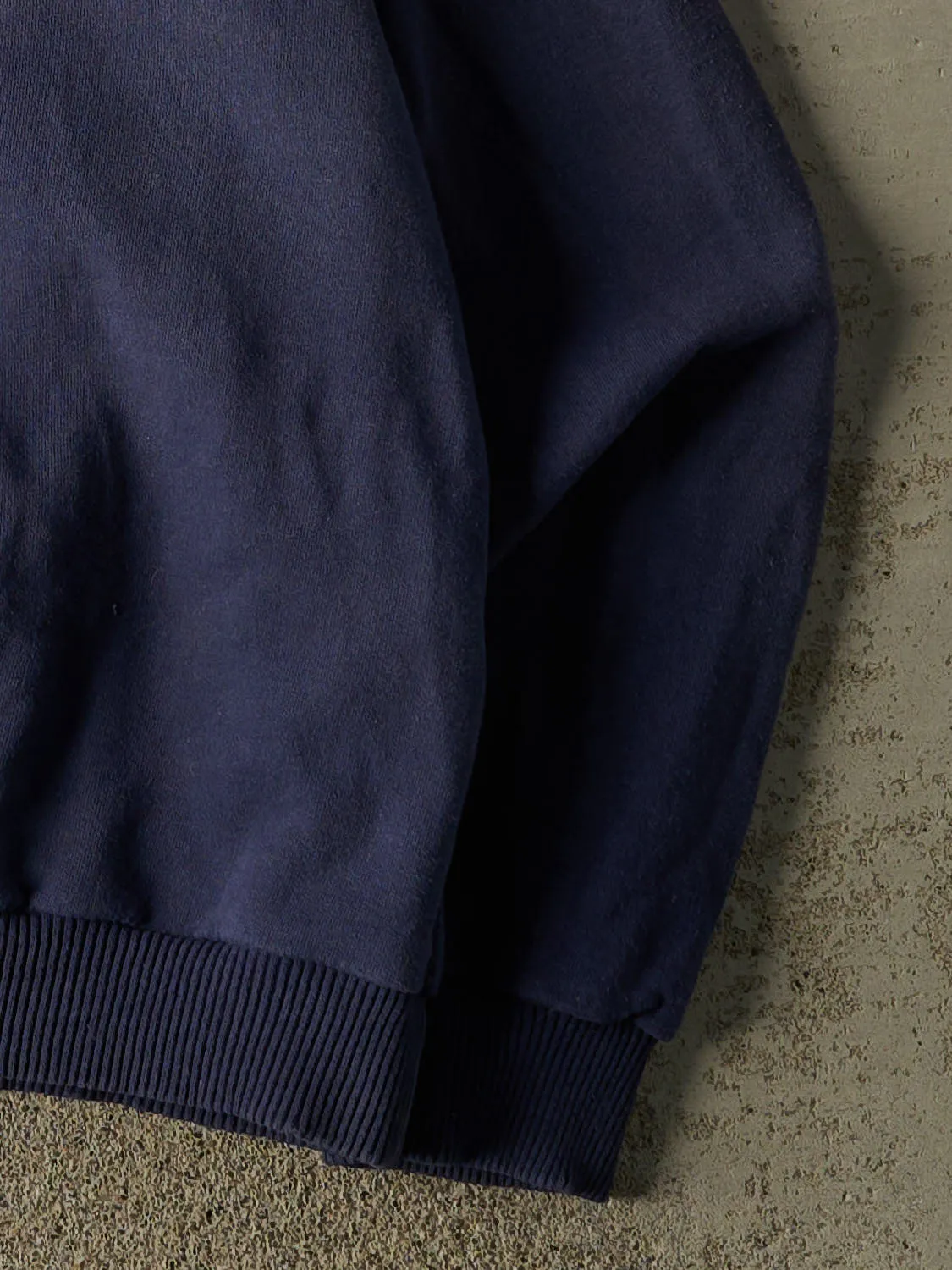 Vintage 90s Sun Faded Navy Northern Elements Golf Quarter Button Sweater (M/L) sold by Rebalance Vintage product image thumbnail 4