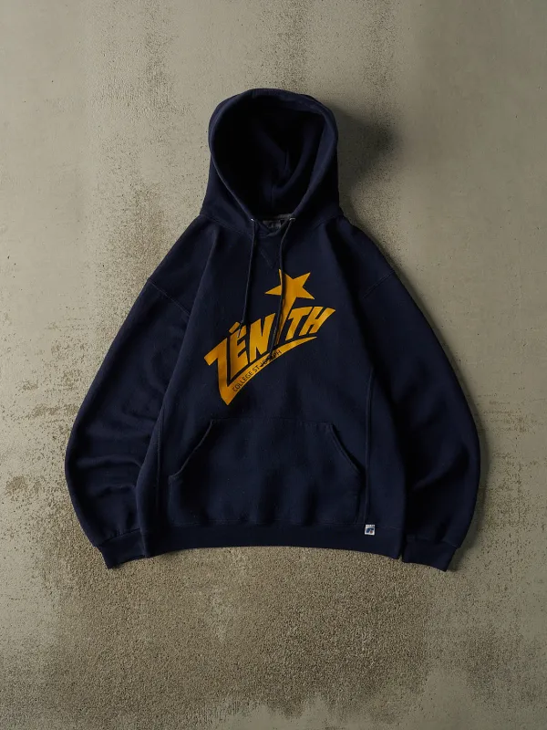 Vintage Y2K Navy Blue Russell Athletic St Joseph College Hoodie (S/M) made by Rebalance Vintage