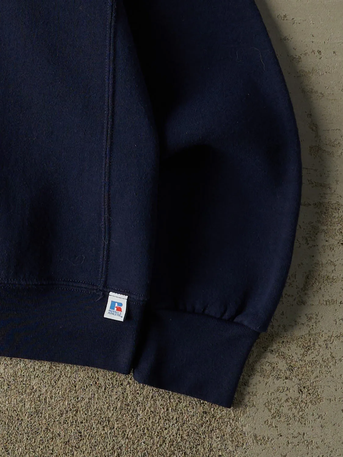 Vintage Y2K Navy Blue Russell Athletic Yale University Crewneck (XS) sold by Rebalance Vintage product image thumbnail 4