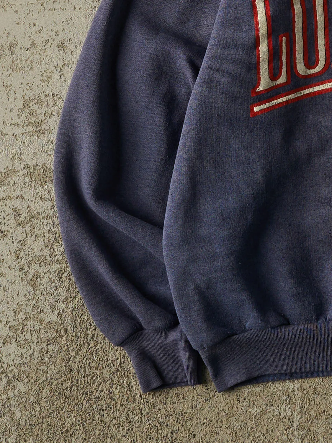 Vintage 80s RARE Sun Faded Navy Long Last Harley Crewneck (XS) sold by Rebalance Vintage product image thumbnail 3