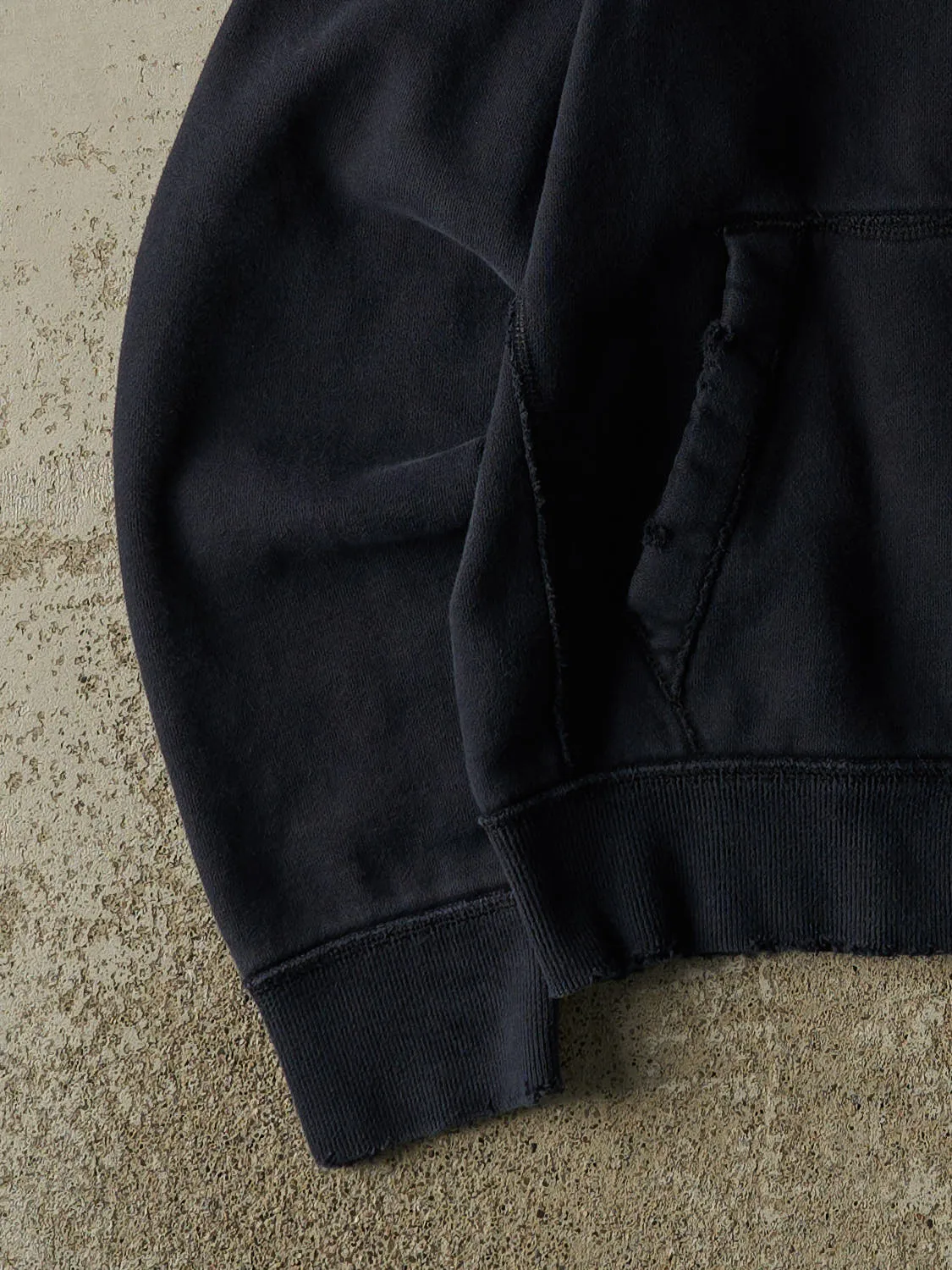 Vintage Y2K Navy Blue Abercrombie New York Zip Up Hoodie (M) sold by Rebalance Vintage product image thumbnail 3