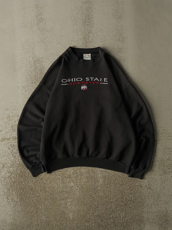 Vintage 90s Black Ohio State Buckeyes Crewneck (M) sold by Rebalance Vintage
