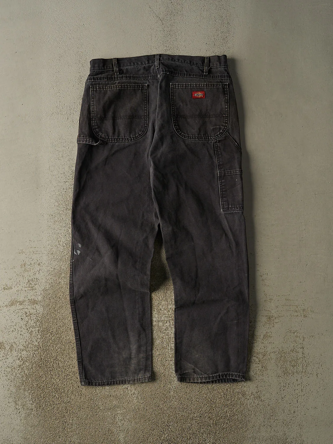 Vintage 90s Faded Black Dickies Carpenter Pants (34x30.5) sold by Rebalance Vintage product image thumbnail 3
