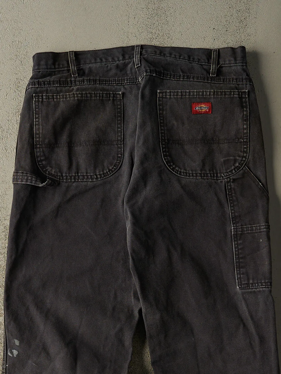 Vintage 90s Faded Black Dickies Carpenter Pants (34x30.5) sold by Rebalance Vintage product image thumbnail 5
