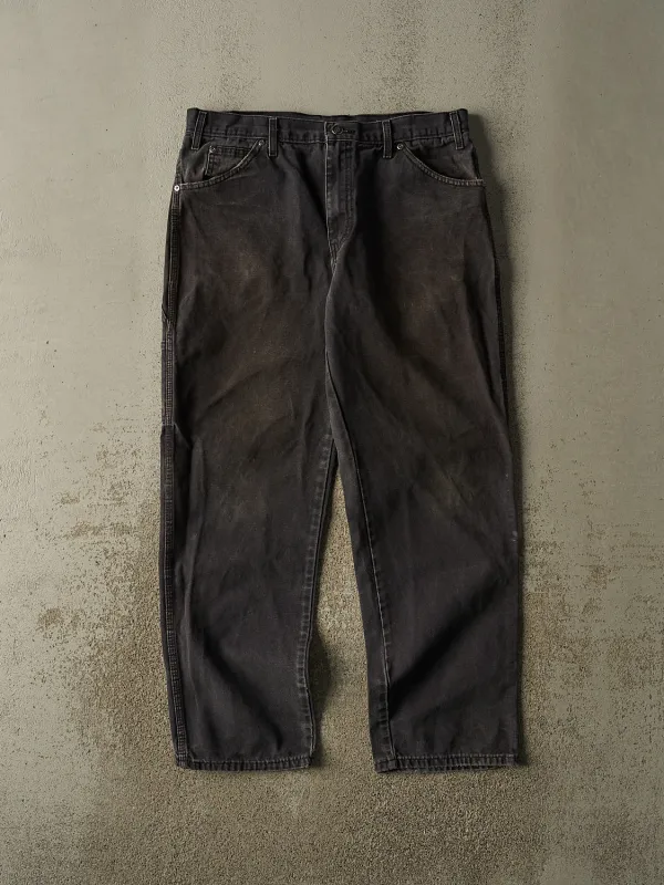 Vintage 90s Faded Black Dickies Carpenter Pants (34x30.5) made by Rebalance Vintage