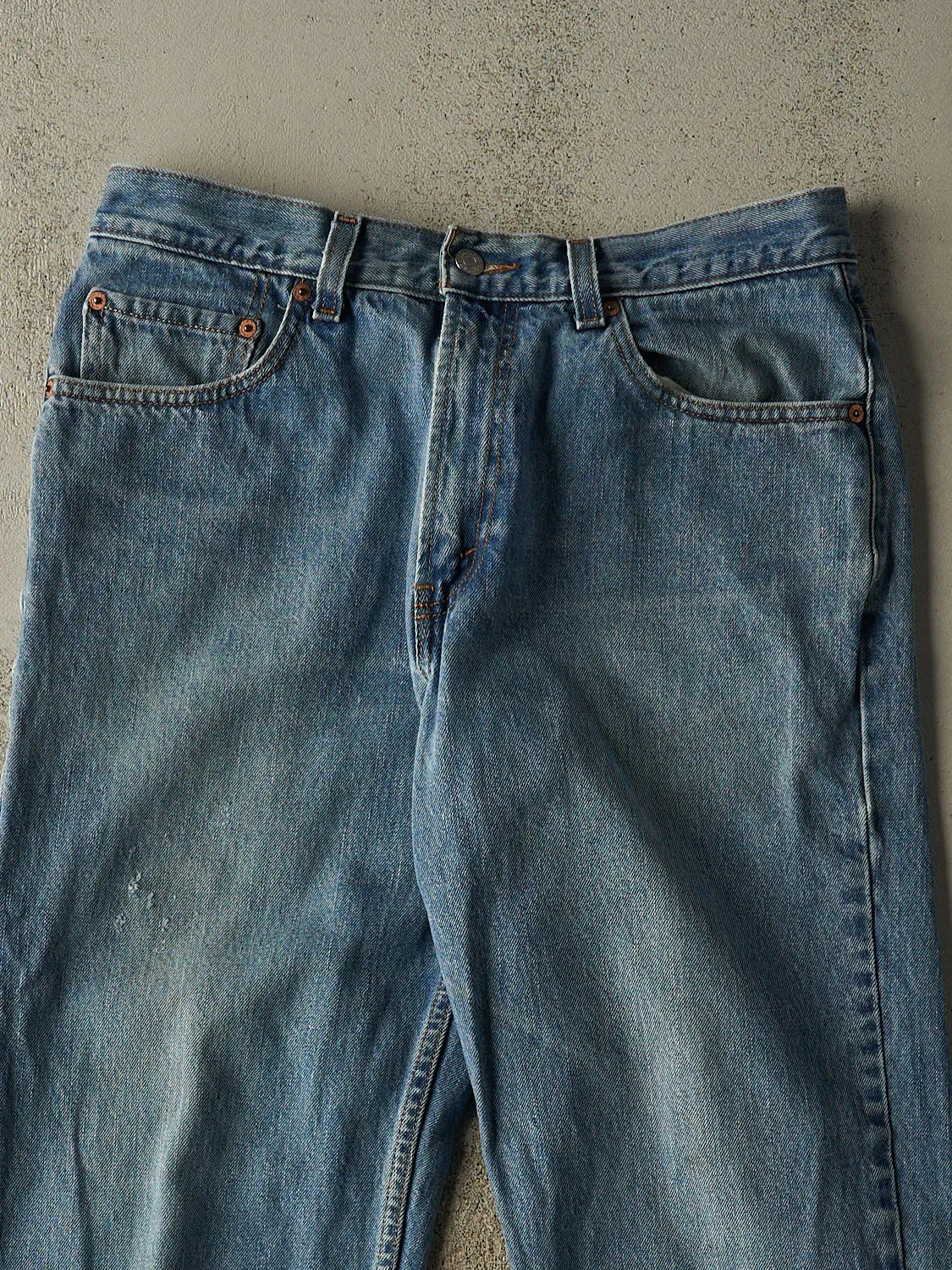 Vintage 90s Mid Wash Levi's 550 Jeans (33x29.5) sold by Rebalance Vintage product image thumbnail 4