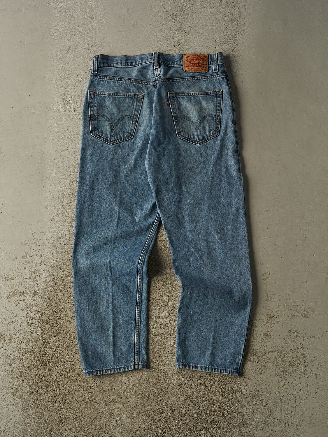 Vintage 90s Mid Wash Levi's 550 Jeans (33x29.5) sold by Rebalance Vintage product image thumbnail 3