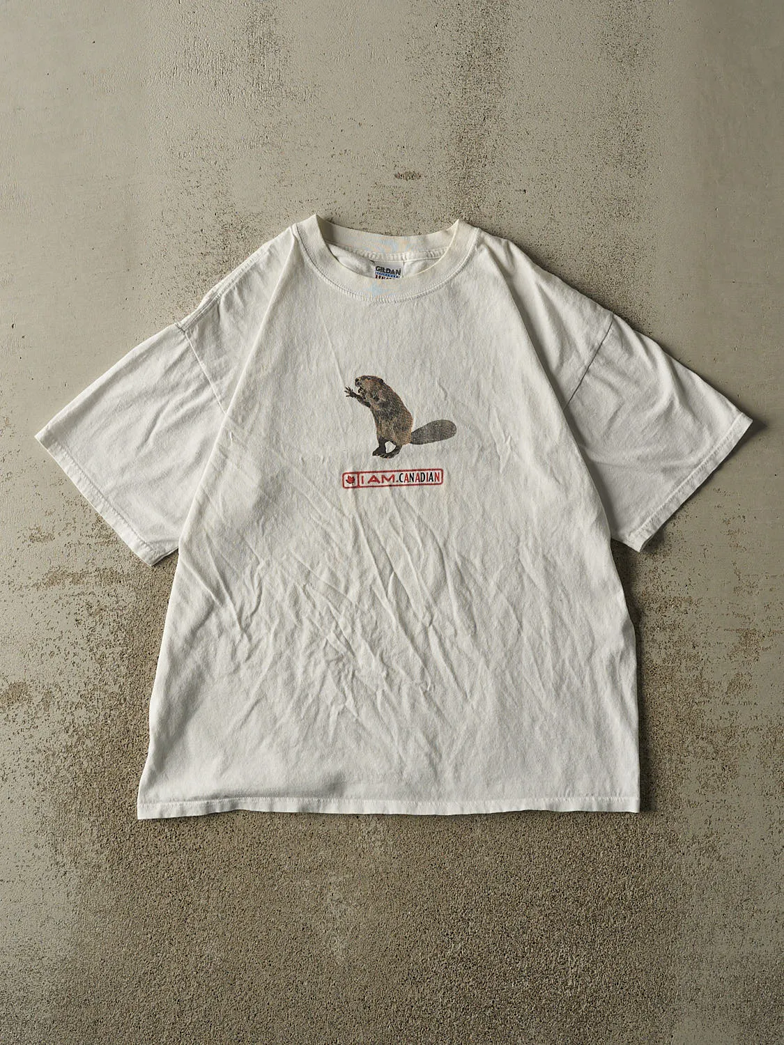 Vintage Y2K White Molson Canadian Tee (M/L) sold by Rebalance Vintage