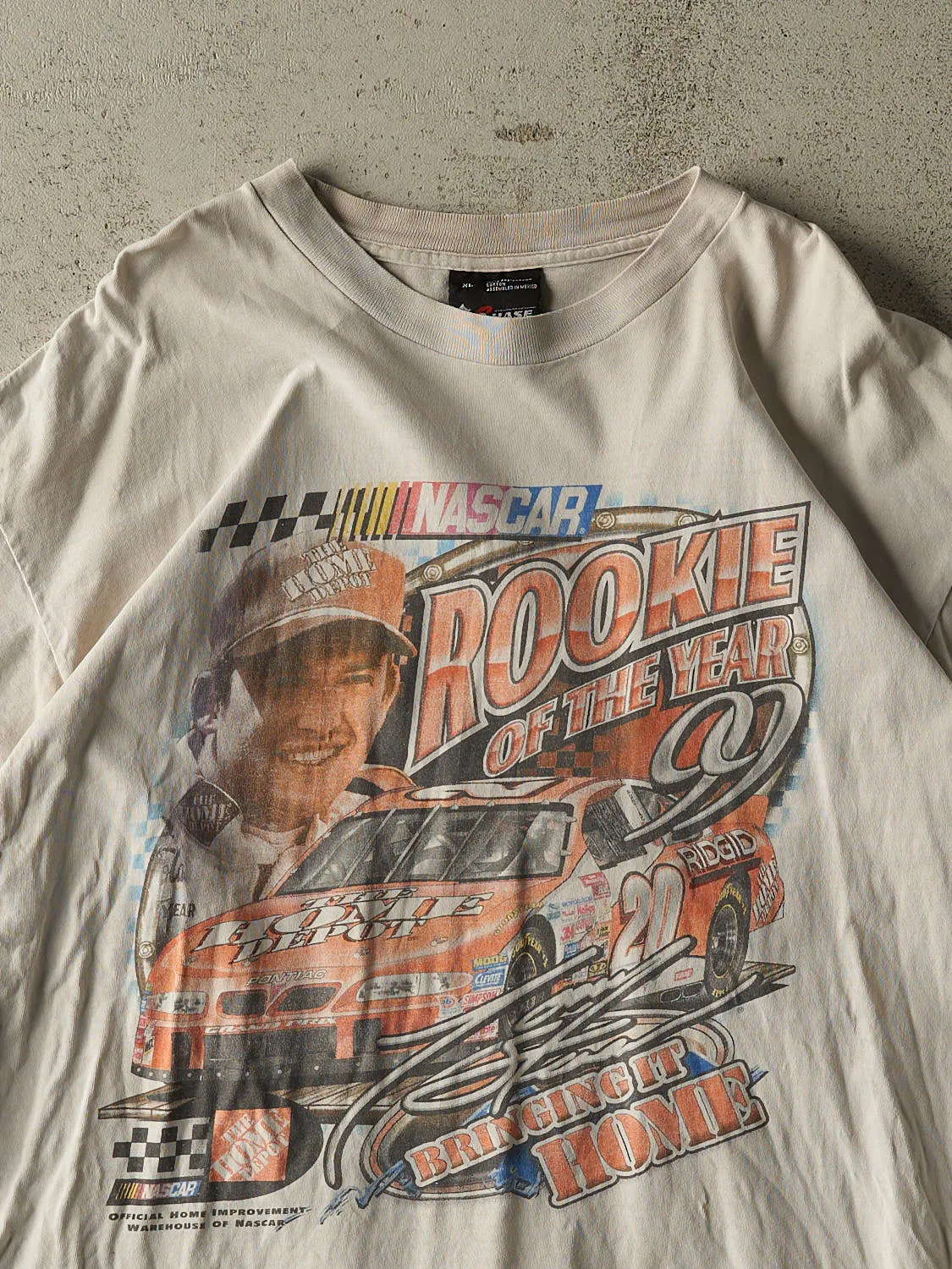 Vintage 99' White Nascar Rookie of the Year Tee (XL) sold by Rebalance Vintage product image thumbnail 3