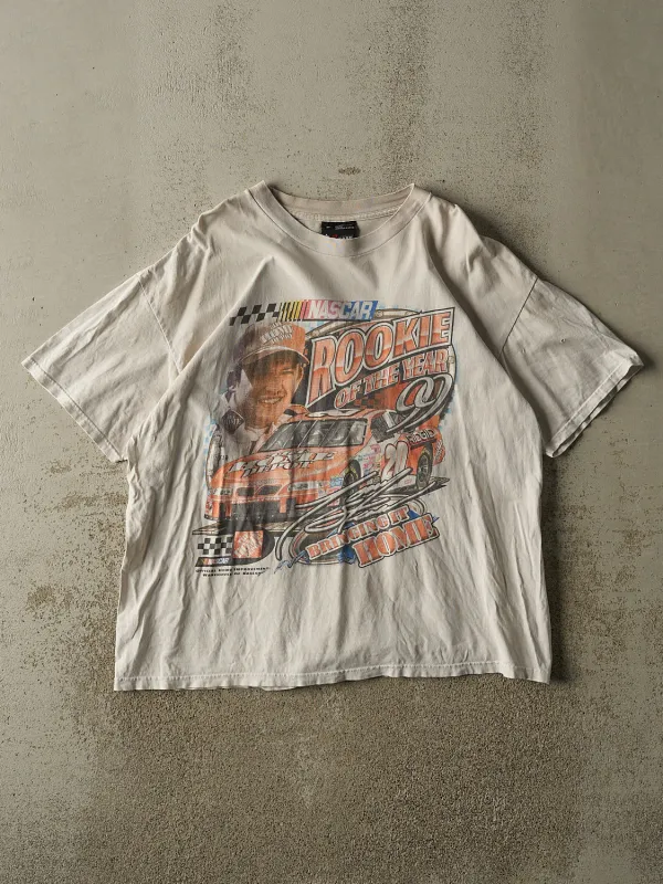 Vintage 99' White Nascar Rookie of the Year Tee (XL) sold by Rebalance Vintage