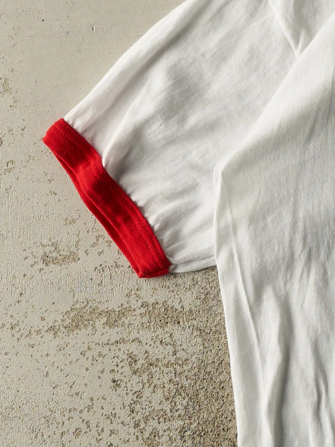 Vintage 80s White Vera Import Parts Ringer Tee (L/XL) sold by Rebalance Vintage product image thumbnail 3