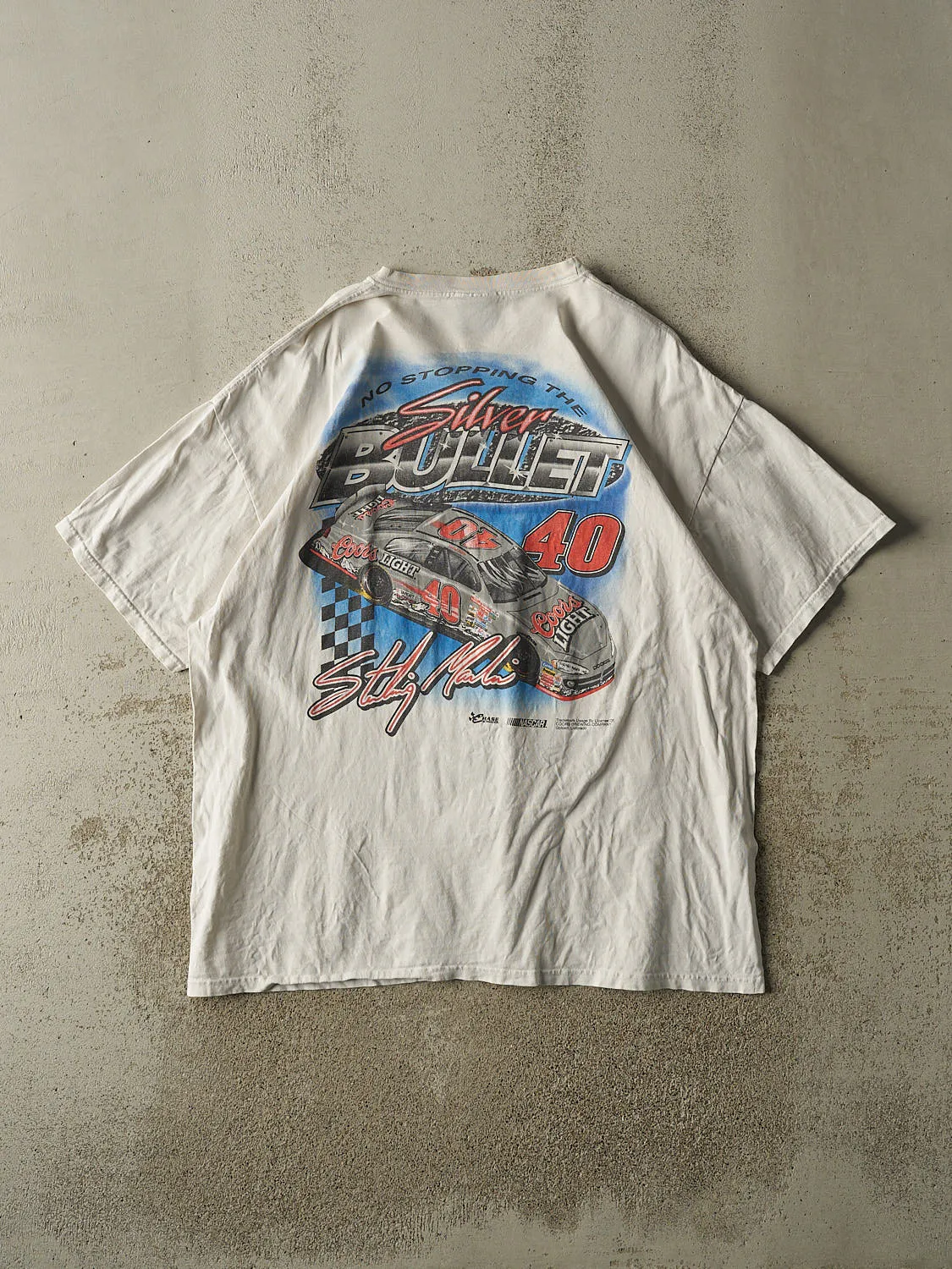 Vintage Y2K White Sterling Marlin Coors Light Racing Tee (XXL) sold by Rebalance Vintage product image thumbnail 2