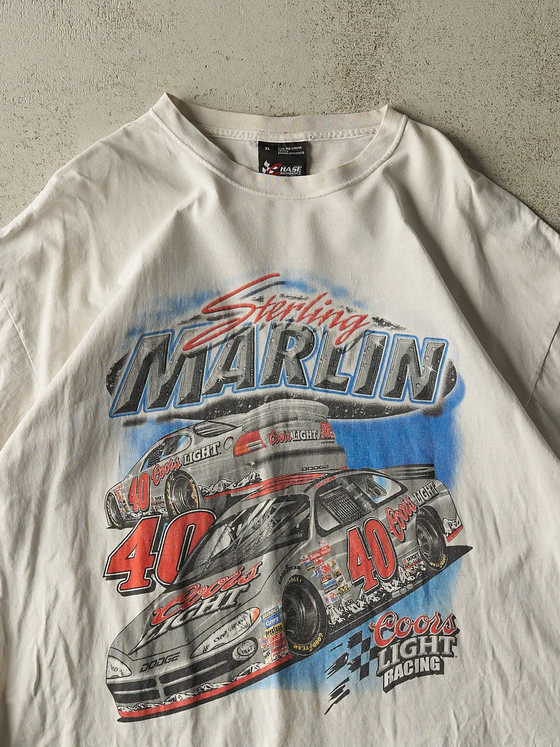 Vintage Y2K White Sterling Marlin Coors Light Racing Tee (XXL) sold by Rebalance Vintage product image thumbnail 3