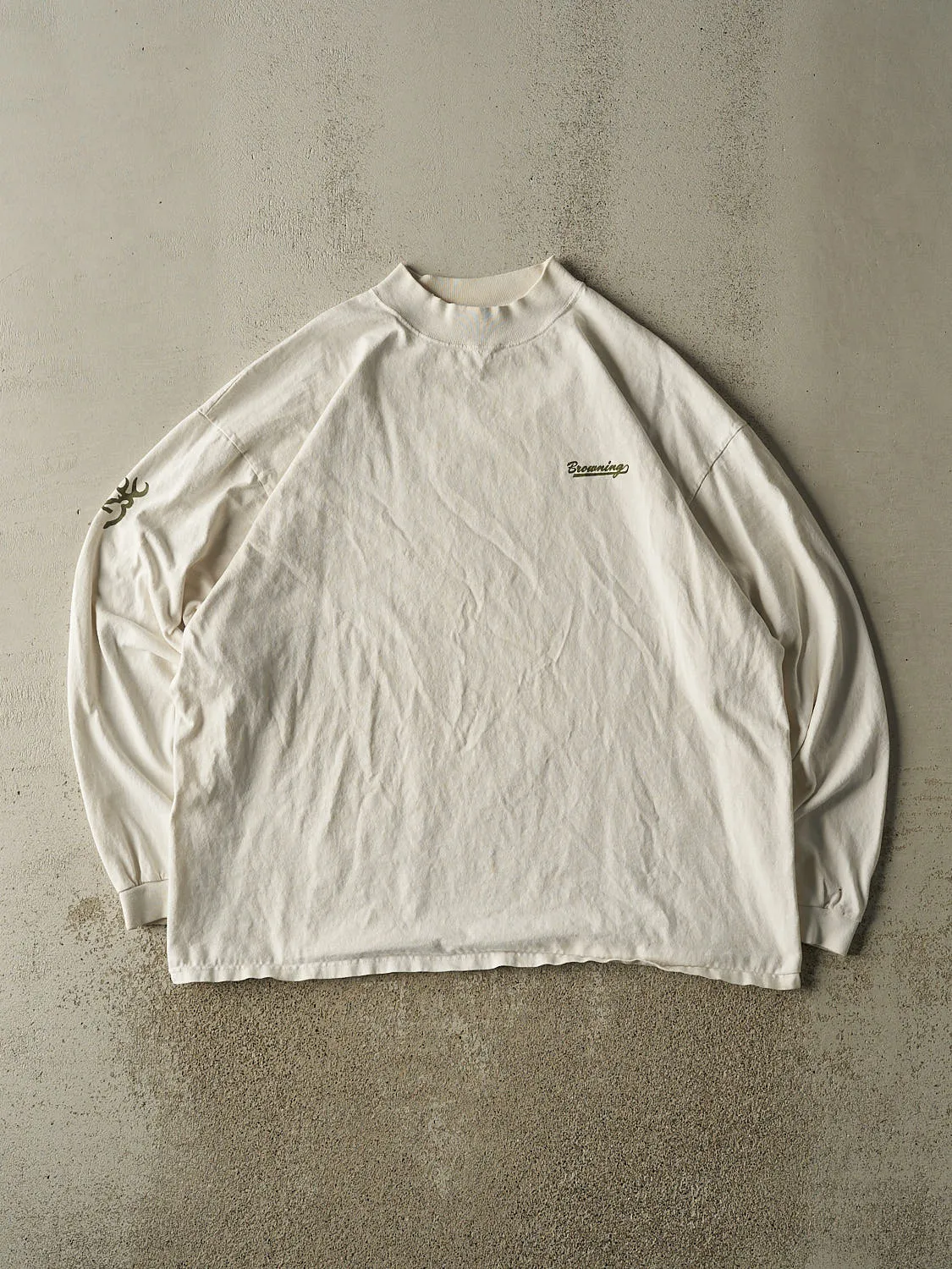 Vintage 90s Beige Browning Long Sleeve (XXL/XXXL) sold by Rebalance Vintage