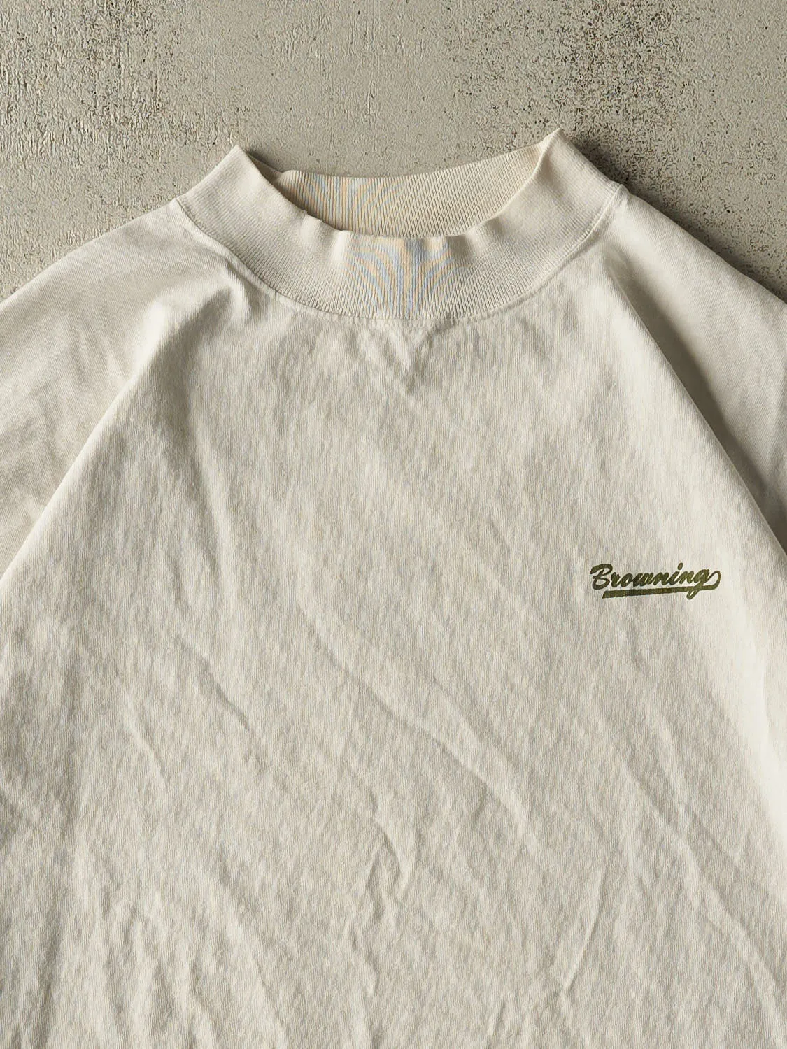 Vintage 90s Beige Browning Long Sleeve (XXL/XXXL) sold by Rebalance Vintage product image thumbnail 3