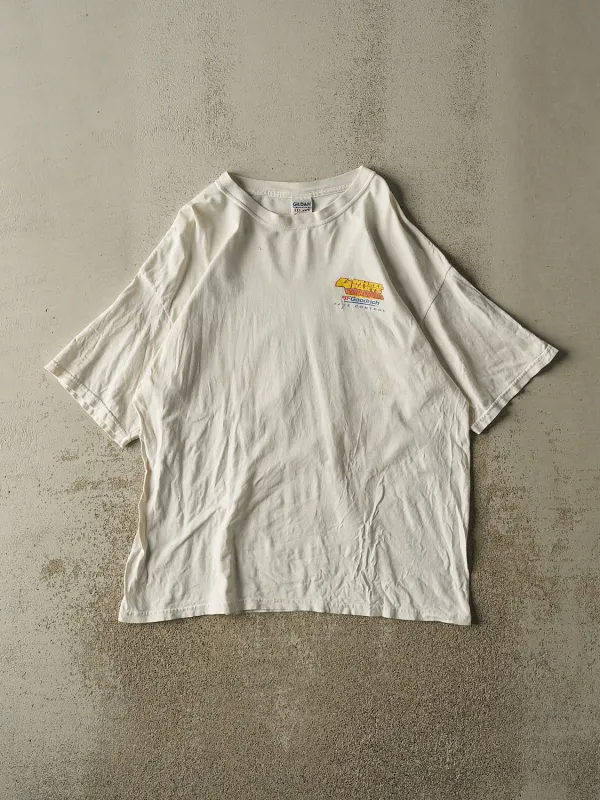 Vintage 02' White BF Goodrich x Four Wheel Parts Monster Truck Tee (L/XL) made by Rebalance Vintage