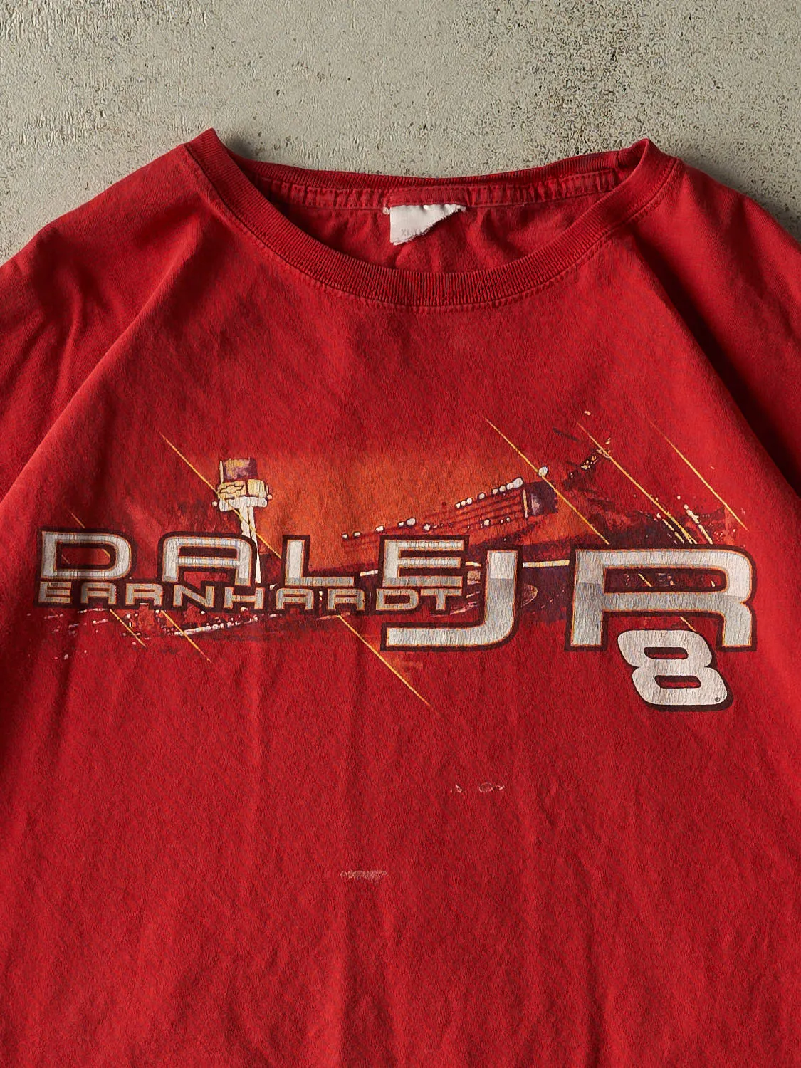 Vintage Y2K Red Dale Earnhardt Jr Nascar Tee (L/XL) sold by Rebalance Vintage product image thumbnail 3