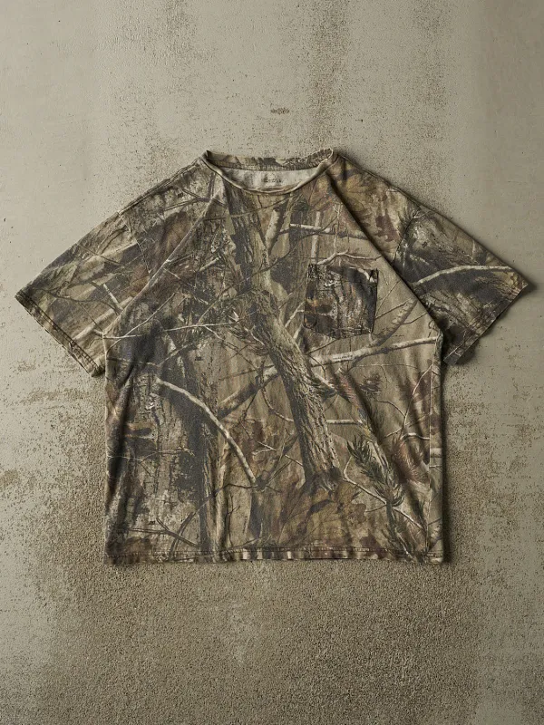 Vintage Y2K Camo Realtree Pocket Tee (L) made by Rebalance Vintage