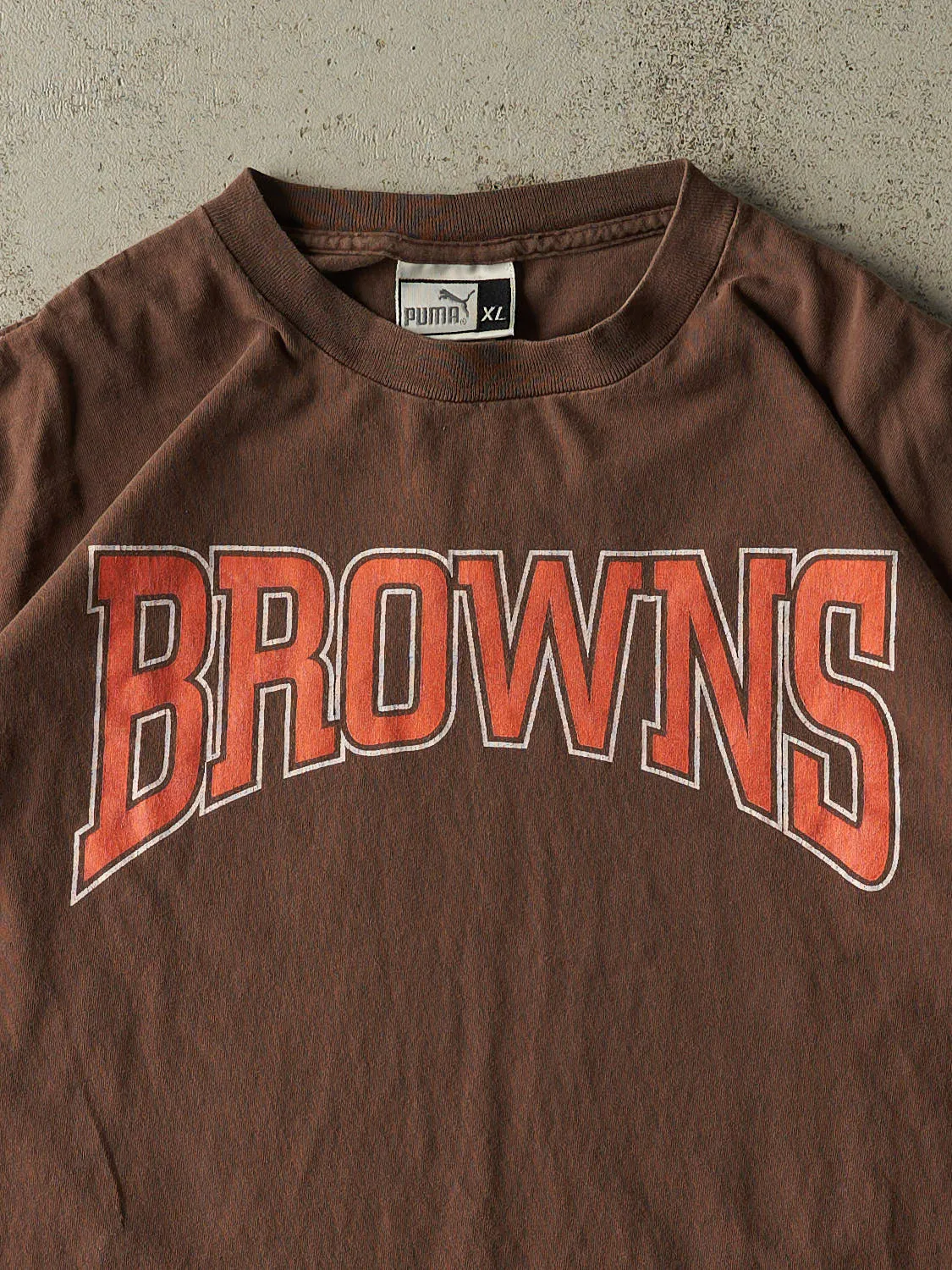 Vintage 90s Brown Cleveland Browns Tee (XL) sold by Rebalance Vintage product image thumbnail 3