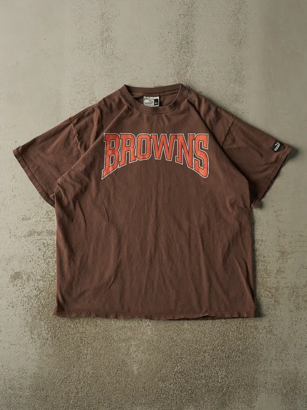 Vintage 90s Brown Cleveland Browns Tee (XL) made by Rebalance Vintage