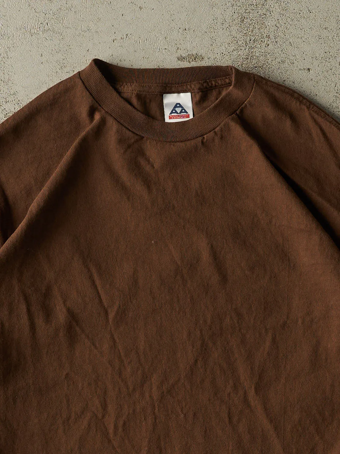 Vintage Y2K Brown Blank Long Sleeve (XL/XXL) sold by Rebalance Vintage product image thumbnail 2