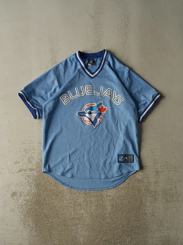 Vintage Y2K Blue Toronto Blue Jays Baseball Jersey (XXL) made by Rebalance Vintage