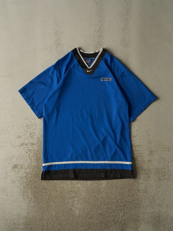 Vintage 90s Blue Nike Soccer Jersey (XL/XXL) made by Rebalance Vintage