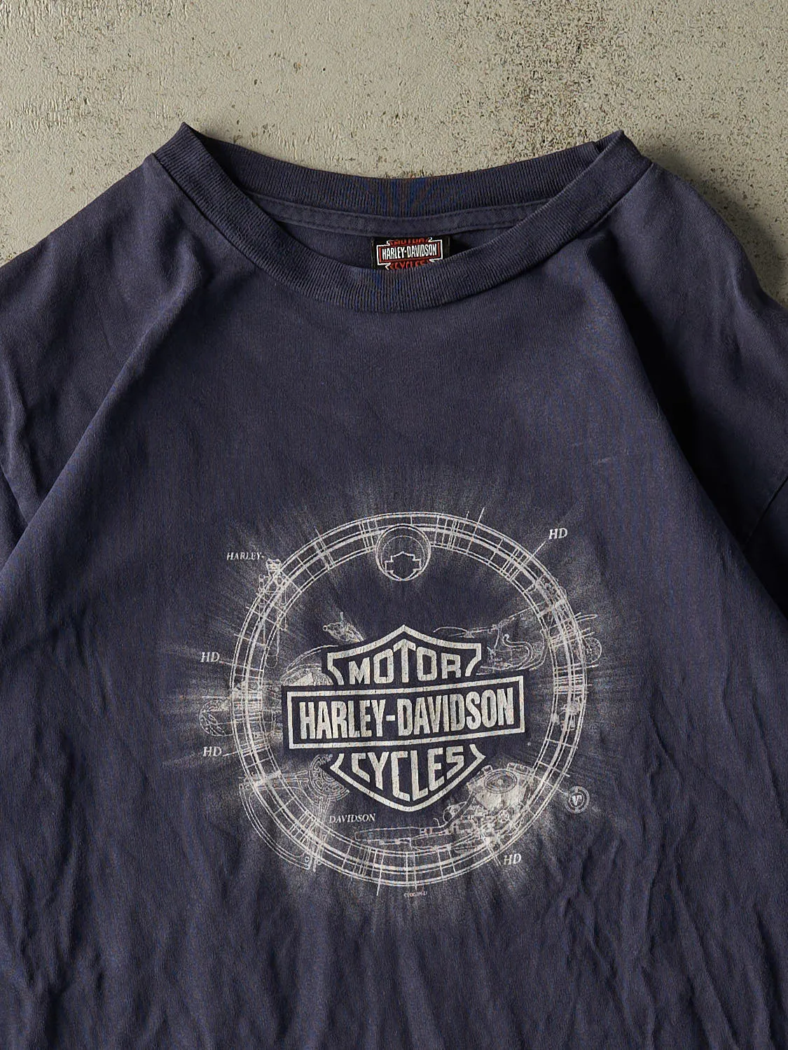 Vintage 04' Navy Blue Harley Davidson York PA Tee (M/L) sold by Rebalance Vintage product image thumbnail 3