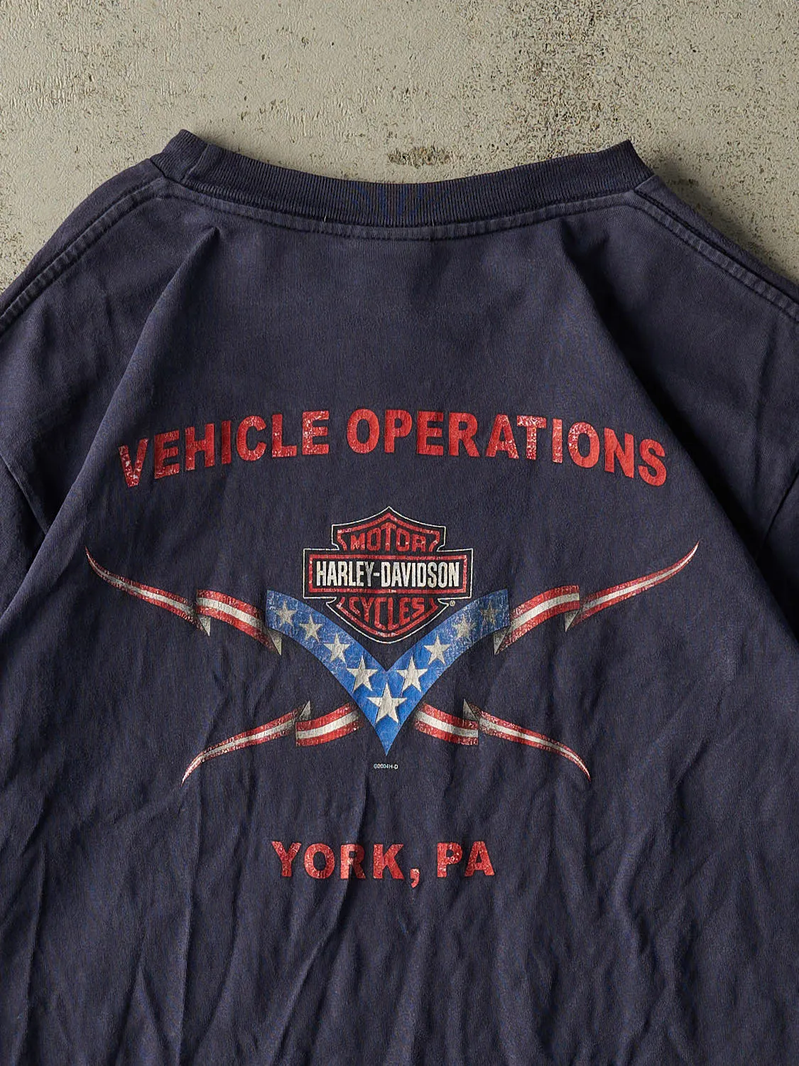 Vintage 04' Navy Blue Harley Davidson York PA Tee (M/L) sold by Rebalance Vintage product image thumbnail 4