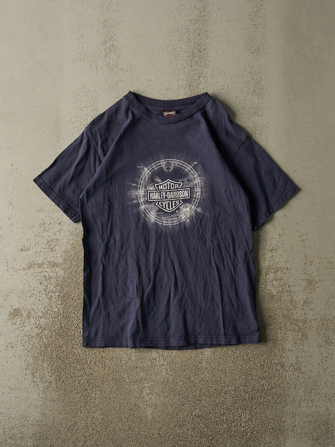 Vintage 04' Navy Blue Harley Davidson York PA Tee (M/L) sold by Rebalance Vintage