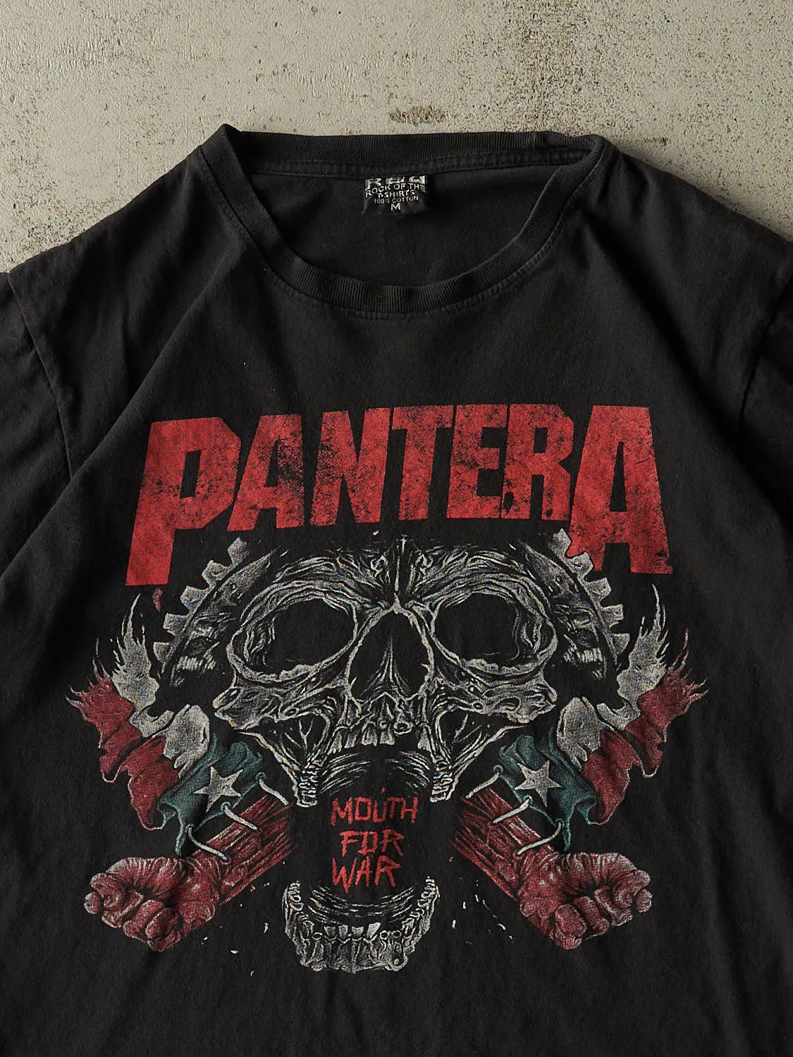 Vintage Y2K Black Pantera "Mouth For War" Tee (S) sold by Rebalance Vintage product image thumbnail 2