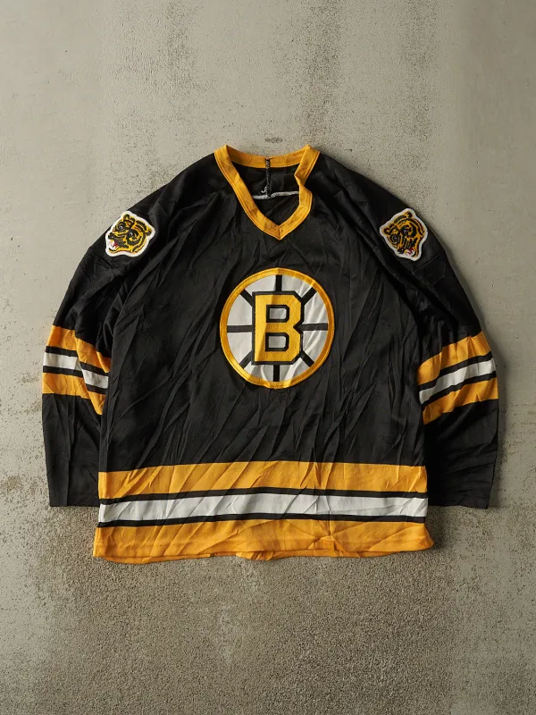 Vintage Y2K Black Boston Bruins Hockey Jersey (L/XL) sold by Rebalance Vintage