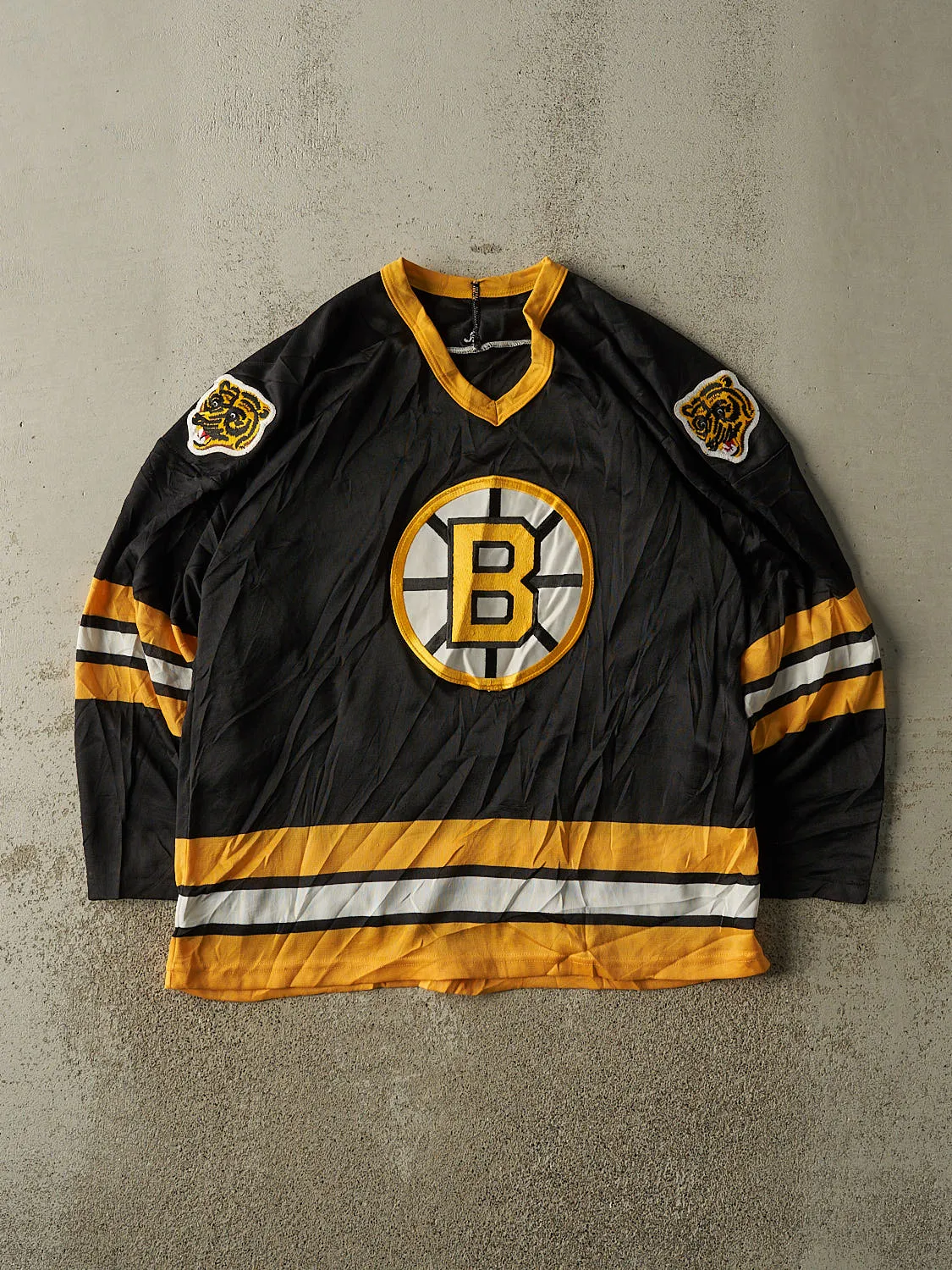 Vintage Y2K Black Boston Bruins Hockey Jersey (L/XL) sold by Rebalance Vintage