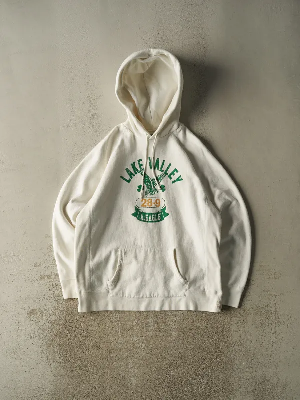 Vintage Y2K White American Eagle Lake Valley Hoodie (XL) made by Rebalance Vintage