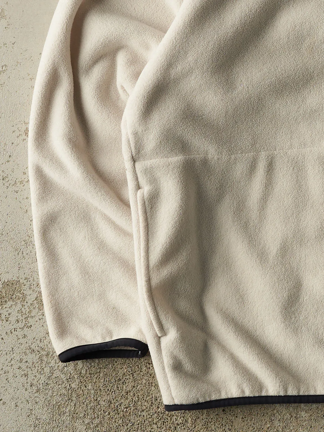 Vintage 90s Beige Nautica Quarter Zip Fleece (XXL) sold by Rebalance Vintage product image thumbnail 3