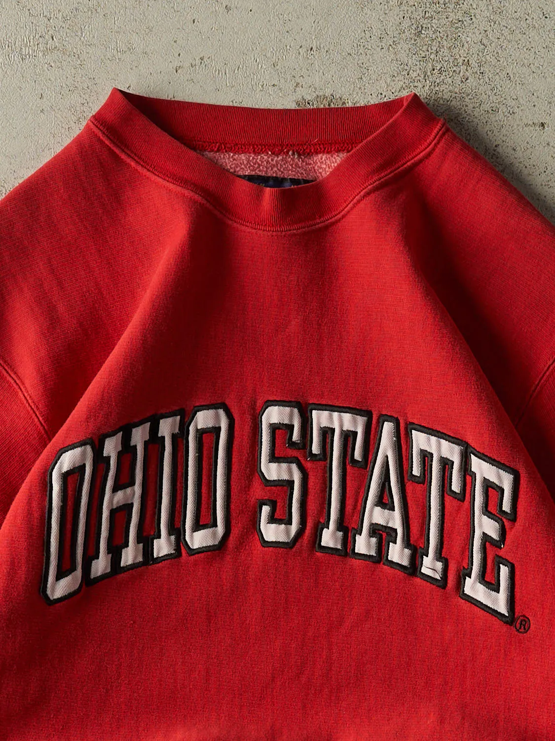 Vintage Y2K Red Ohio State University Crewneck (S/M) sold by Rebalance Vintage product image thumbnail 2