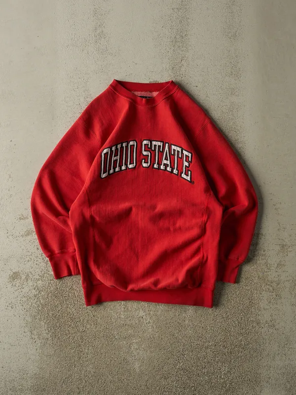 Vintage Y2K Red Ohio State University Crewneck (S/M) sold by Rebalance Vintage
