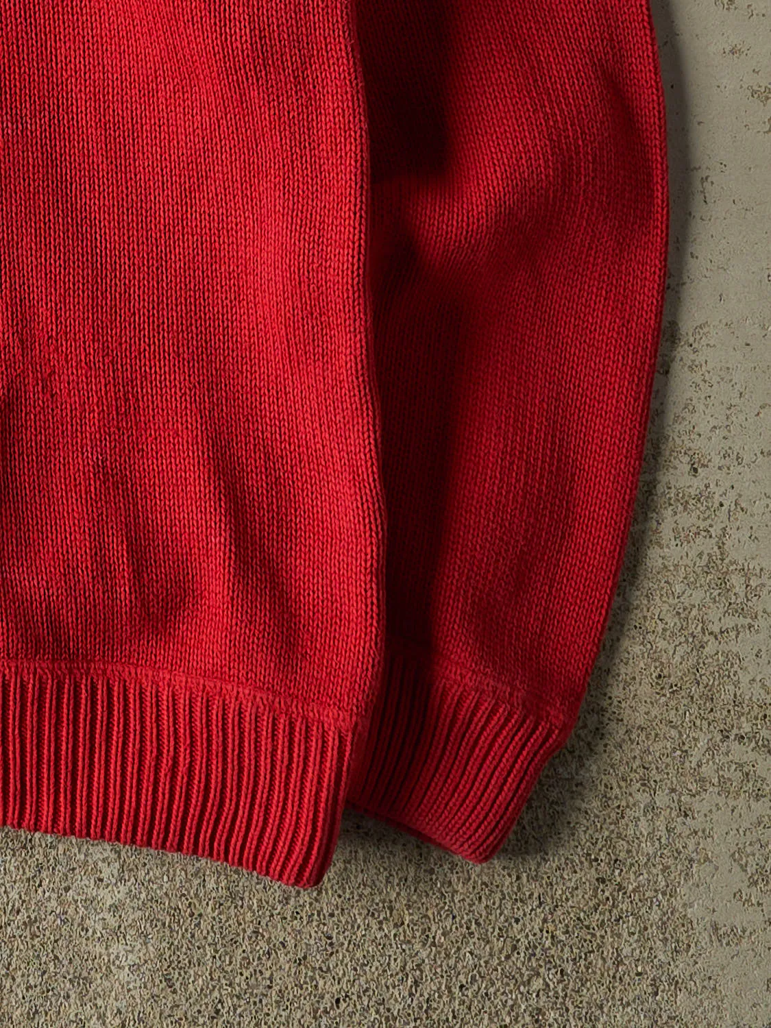 Vintage 90s Red Tommy Hilfiger Embroidered Knit (M/L) sold by Rebalance Vintage product image thumbnail 4