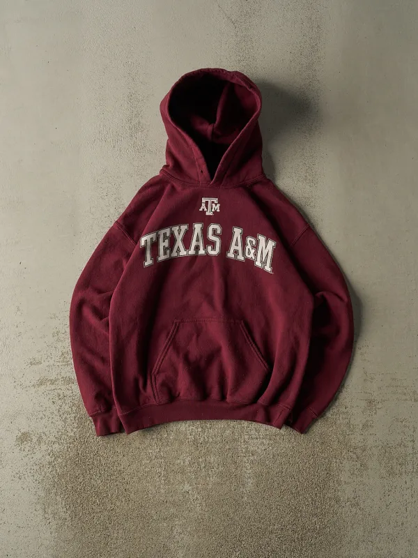 Vintage Y2K Burgundy Texas A&M Hoodie (S/M) sold by Rebalance Vintage