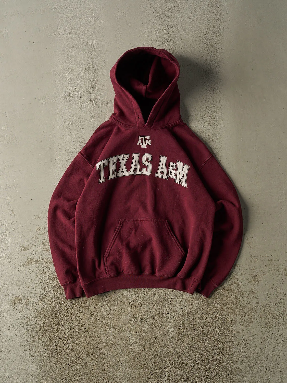Vintage Y2K Burgundy Texas A&M Hoodie (S/M) sold by Rebalance Vintage