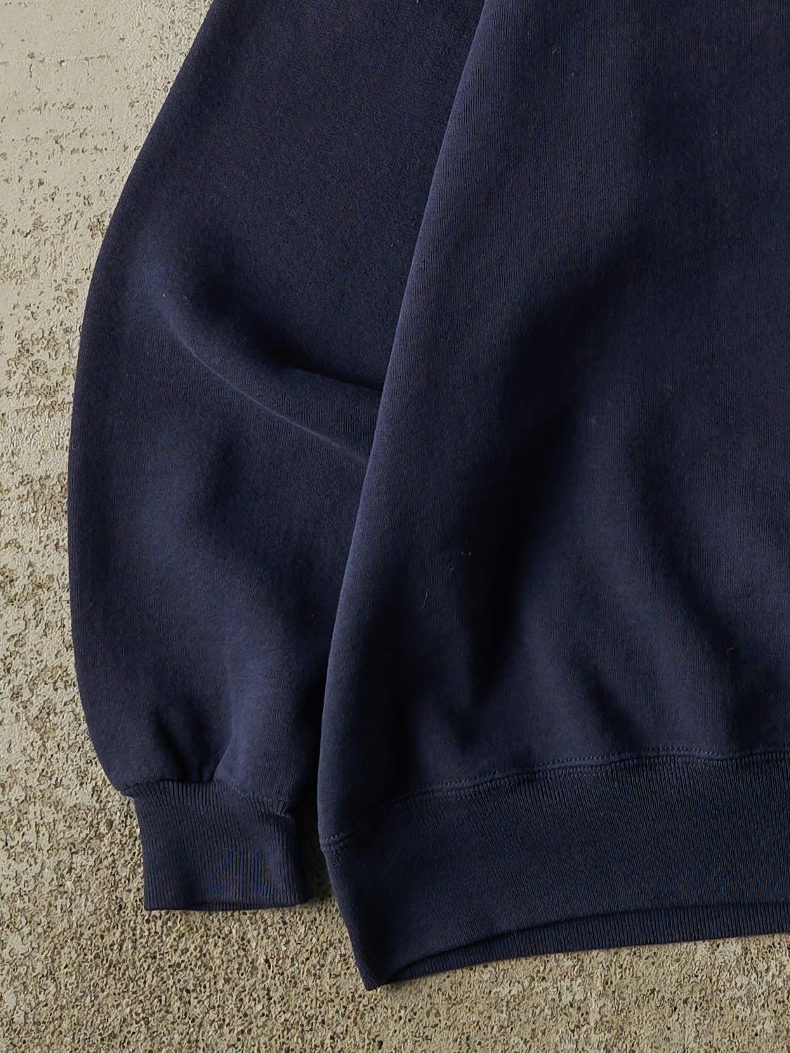 Vintage 90s Navy Blue Russell Athletic Blank Crewneck (S/M) sold by Rebalance Vintage product image thumbnail 3