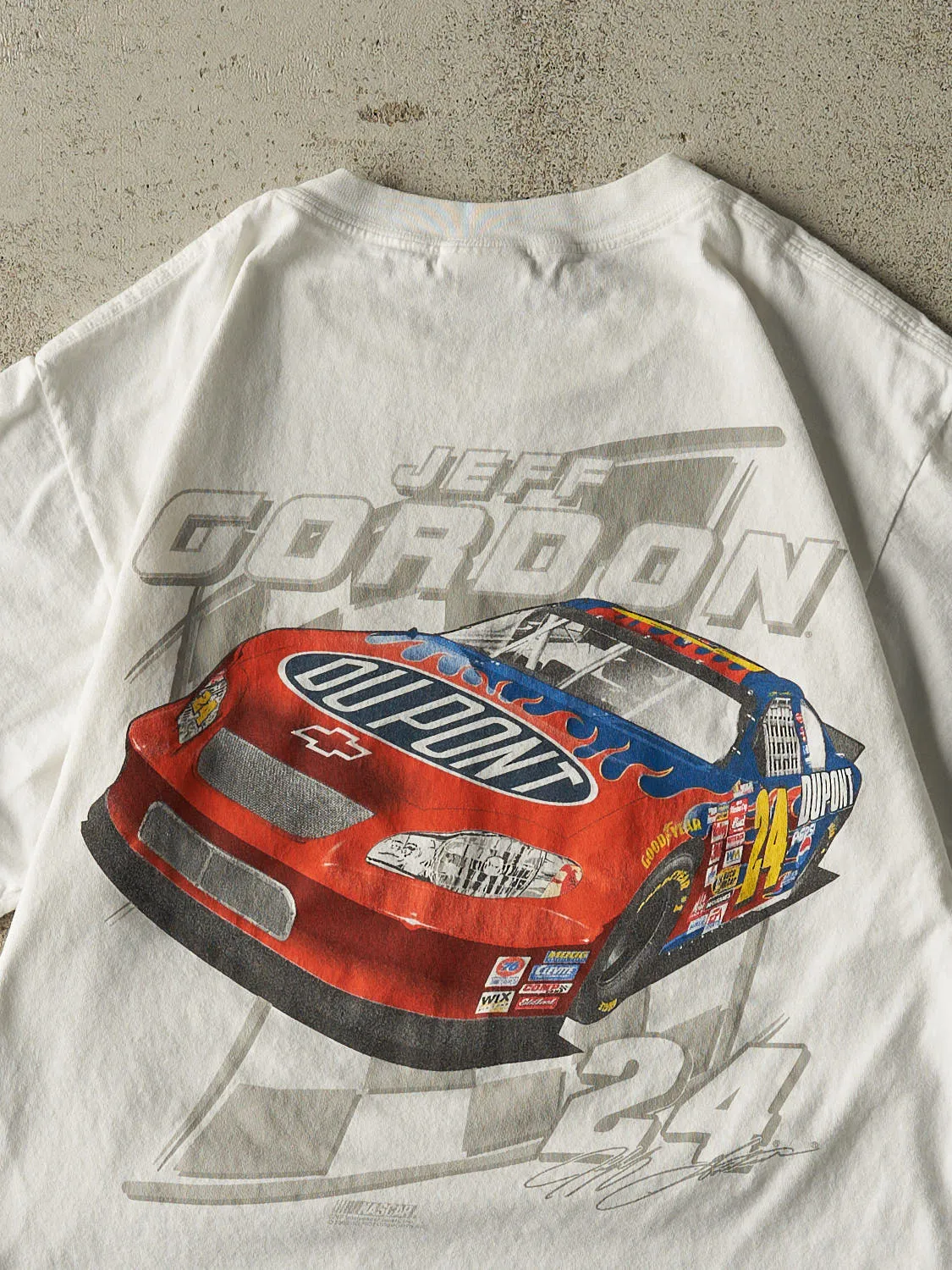 Vintage 03' White Jeff Gordon Nascar Pocket Tee (M) sold by Rebalance Vintage product image thumbnail 4
