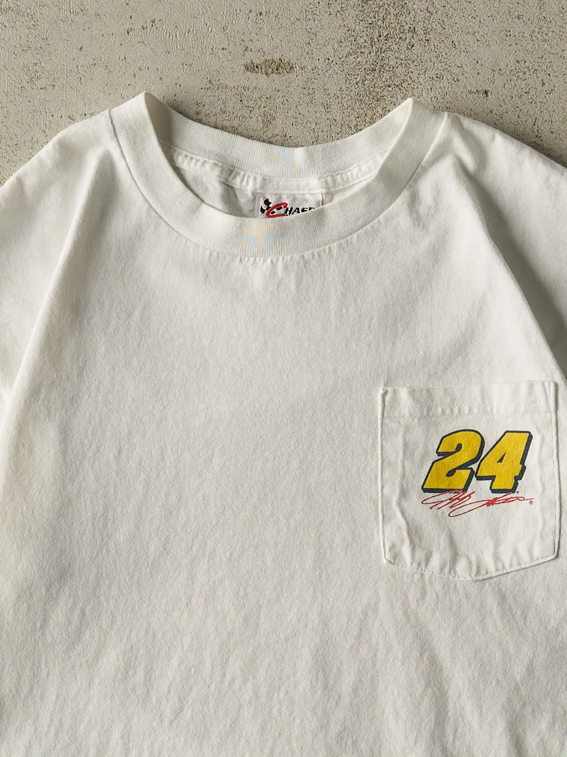Vintage 03' White Jeff Gordon Nascar Pocket Tee (M) sold by Rebalance Vintage product image thumbnail 3