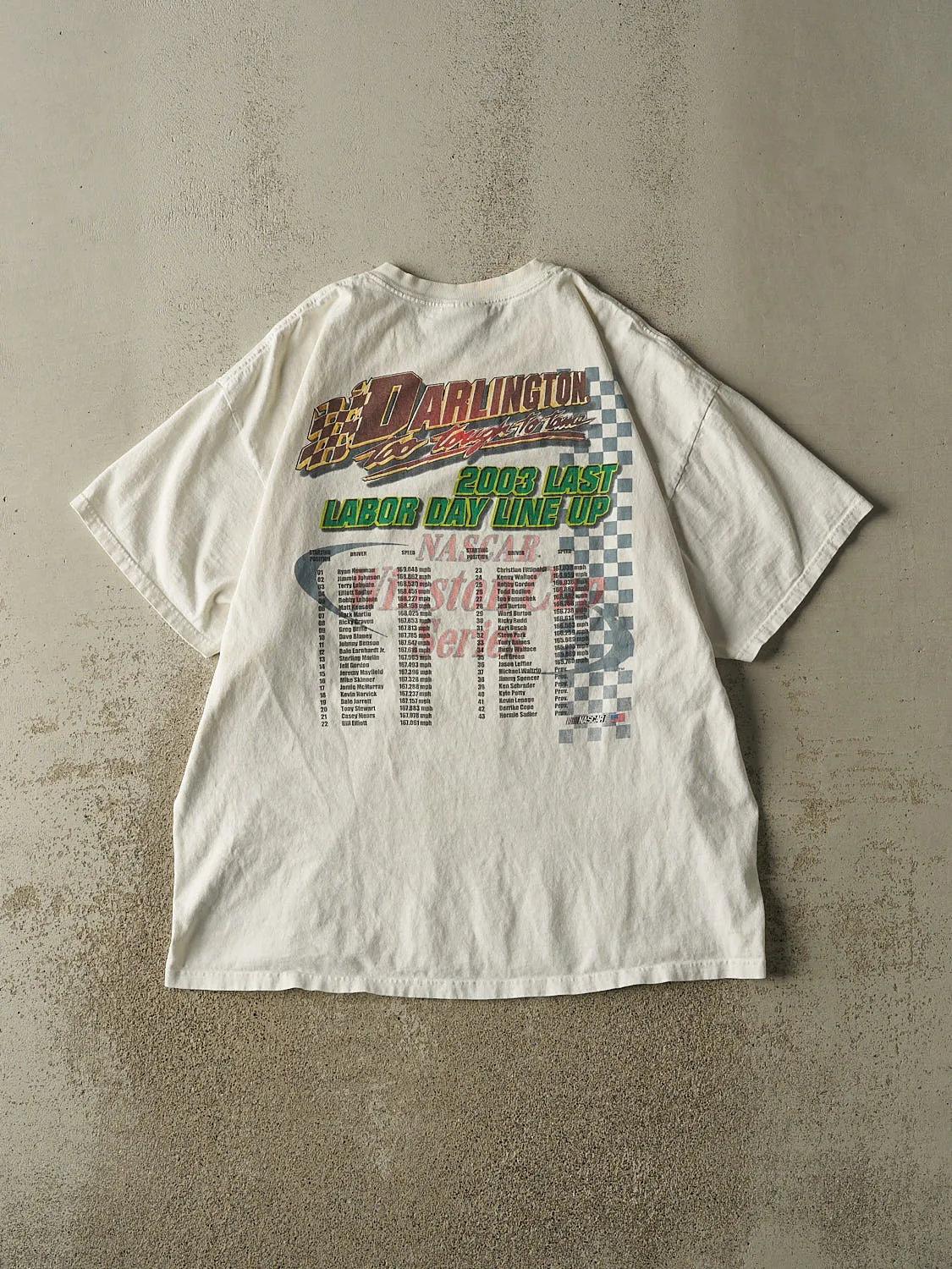 Vintage 03' White Mountain Dew Nascar Tee (XL) sold by Rebalance Vintage product image thumbnail 2