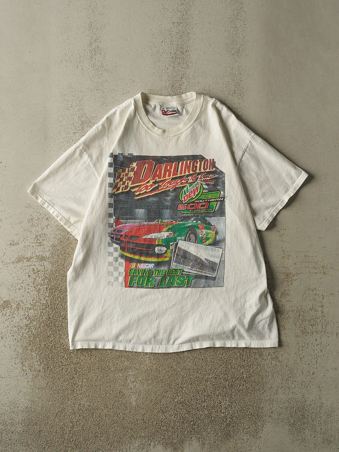 Vintage 03' White Mountain Dew Nascar Tee (XL) sold by Rebalance Vintage
