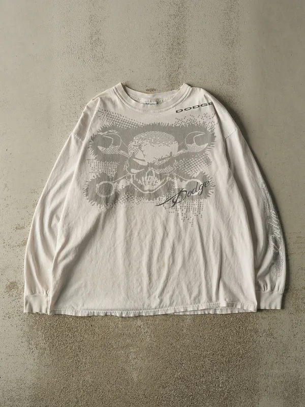 Vintage 10' Beige Dodge Long Sleeve (XL/XXL) made by Rebalance Vintage