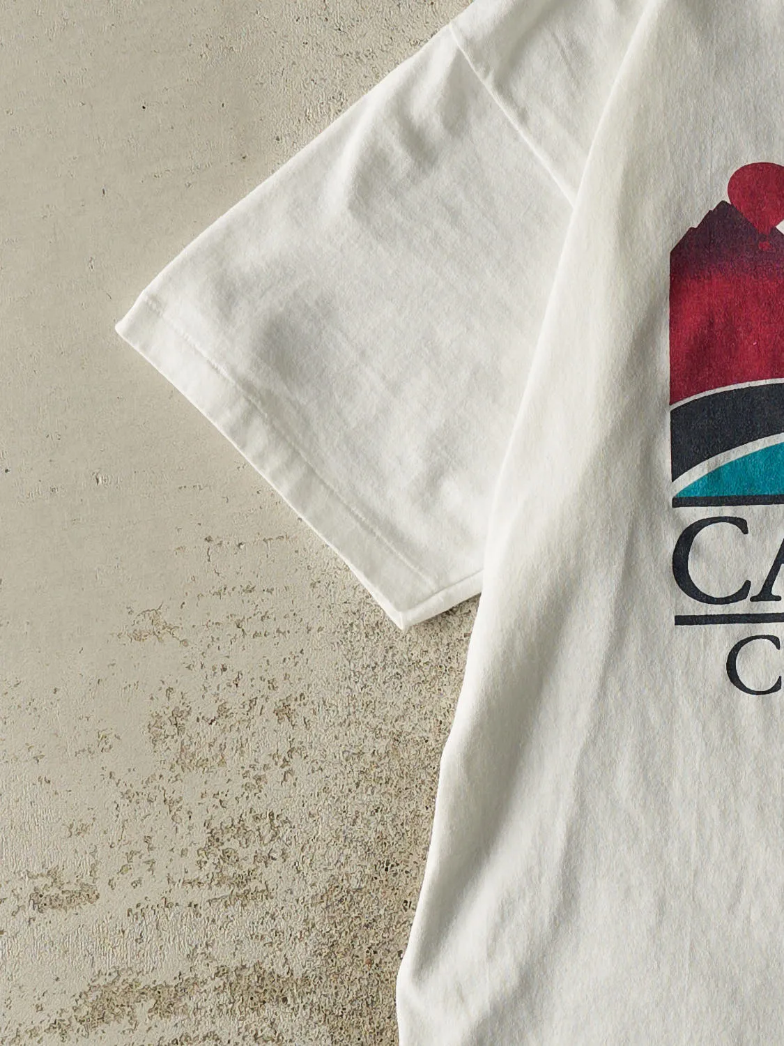 Vintage 90s White Calgary Single Stitch Tee (M) sold by Rebalance Vintage product image thumbnail 3