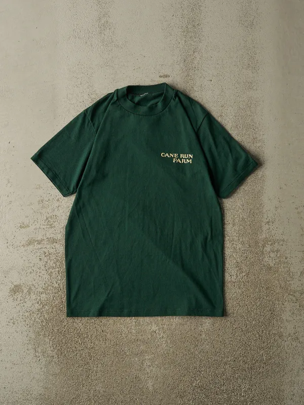 Vintage 70s Green Cane Run Farm Single Stitch Tee (S/M) made by Rebalance Vintage